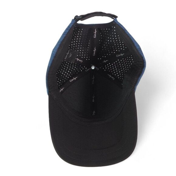 Walter Hagen Perfect 11 "Palm" Vented Cooling Golf Hat Blue / Black OS - Picture 5 of 7